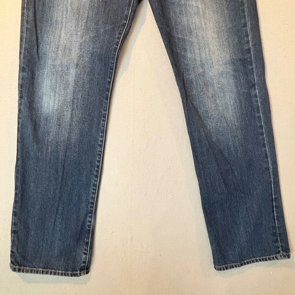 Lucky Brand Vintage Straight Mens Blue Denim Jeans 36x32 Medium Wash